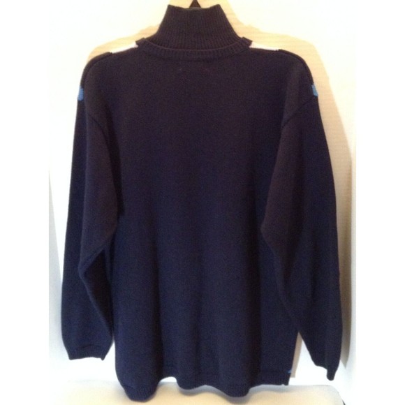 VTG Argyle Winter Sweater Men XL Colorful Preppy Ski Snow Academia Grandpa - Picture 6 of 8